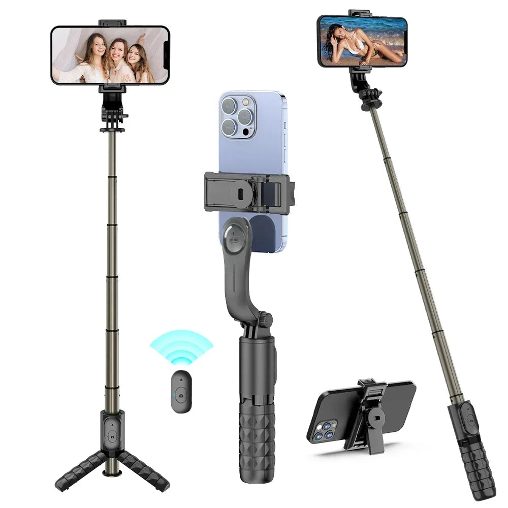 Ausziehbarer Bluetooth Selfie Stativ für Videos und Fotos Fernbedienung