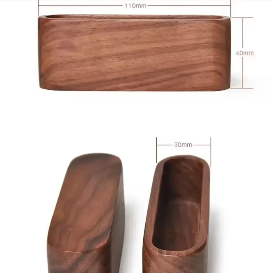 Visitenkartenbox aus Holz großer Desktop Organizer mit Displayfunktion