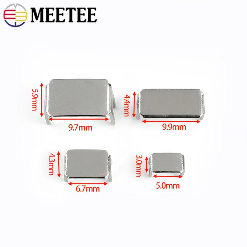 Metall Reißverschlussstopper Set Gr. 3/5/8/10 für Nylon Zipper Reparatur DIY