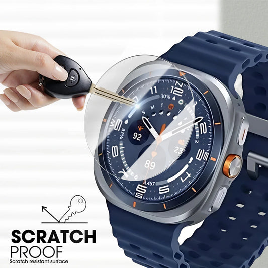 Gehärtete Displayschutzfolie für Smartwatch 40/44 mm – Kratzfest - klar