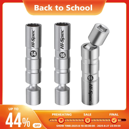 Magnetischer Universal Zündkerzen Steckschlüssel 14 und 16mm Auto Reparatur