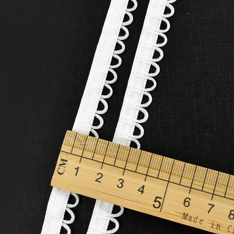 Vielseitiges Nylon Gummiband mit Spitze für Nähprojekte