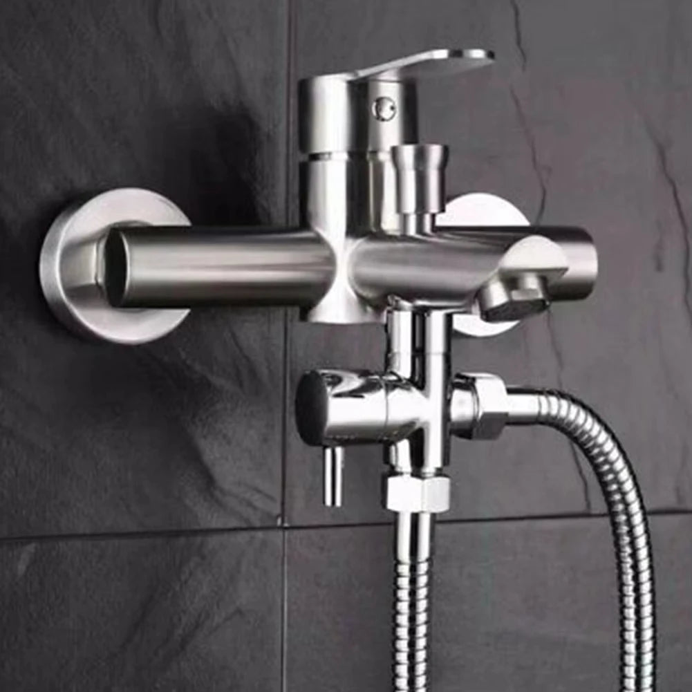 3-Wege-Umstellventil G1/2 Messing T-Adapter für Dusche Wasserhahn Anschluss