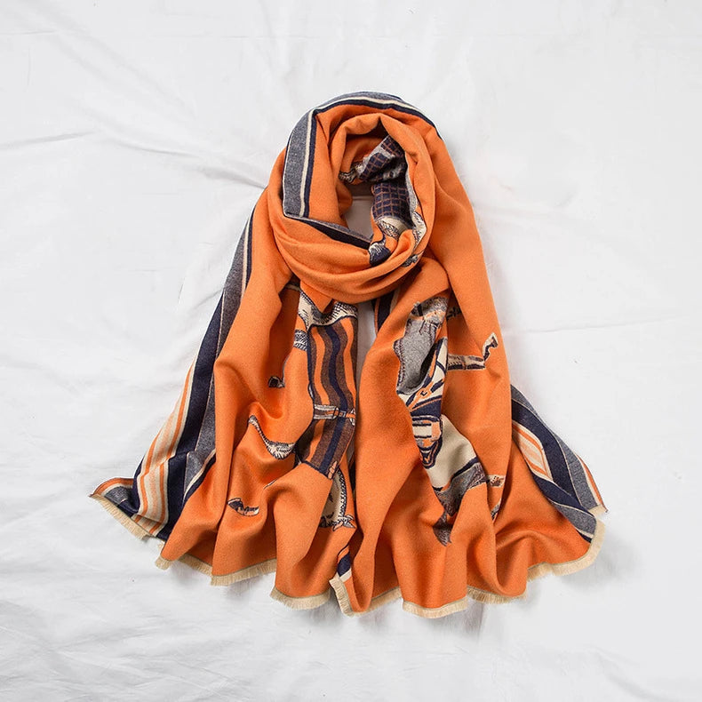 Luxuriöser Kaschmir-Gefühl Schal für Frauen im Herbst/Winter-Yabubest - Home & More