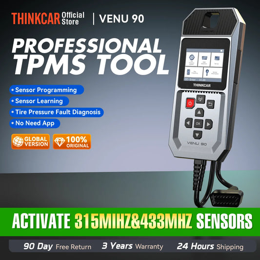 THINKCAR VENU 90 Reifendruckdiagnosetool für TPMS Sensor Programmierung