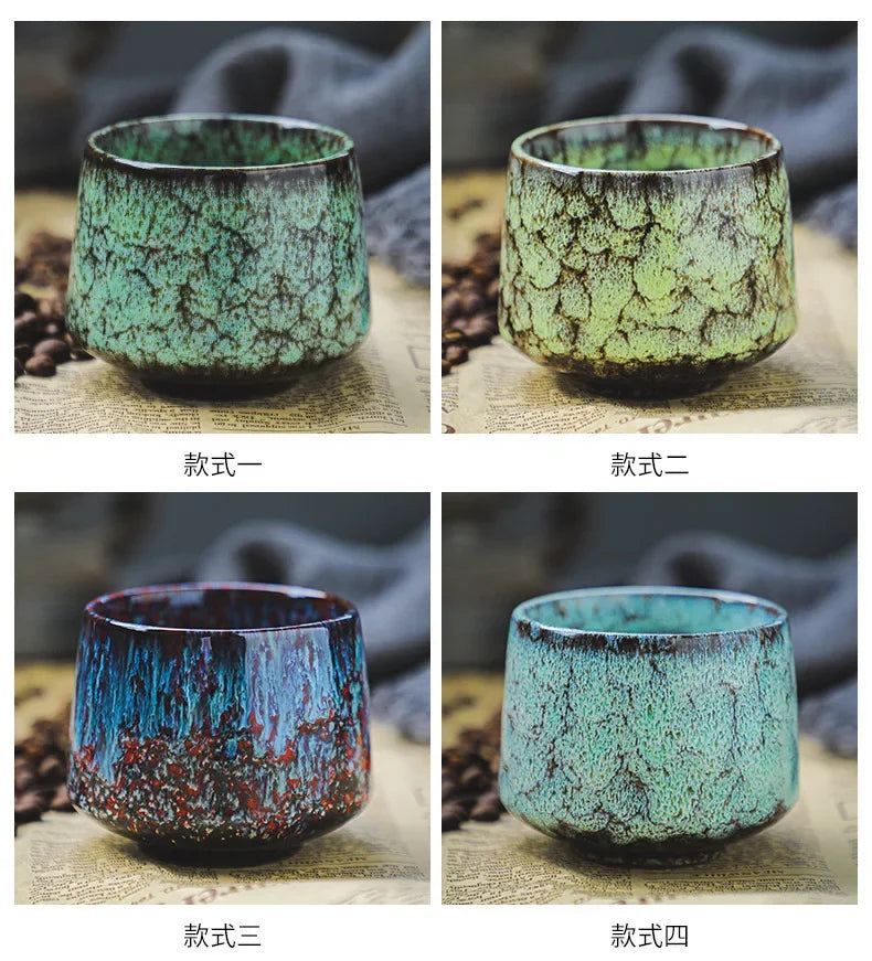 Kleine Keramik Kaffeetasse mit persönlichem Handwärmer-Yabubestshop