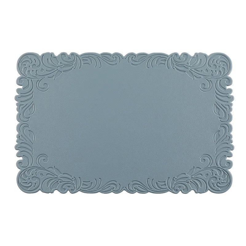 Elegante PU Kunstleder Tischsets für Innen und Außenbereiche