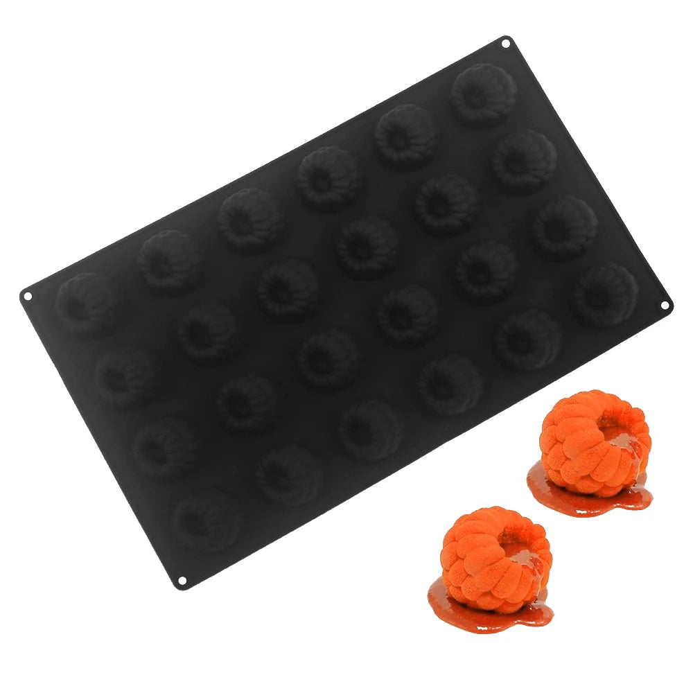 Silikon Kuchenform mit 6 12 oder 24 Himbeerzellen für Desserts