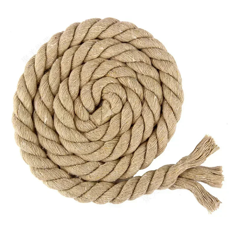 Robuste 3-fach gedrehte Baumwollschnur für DIY und Nähprojekte
