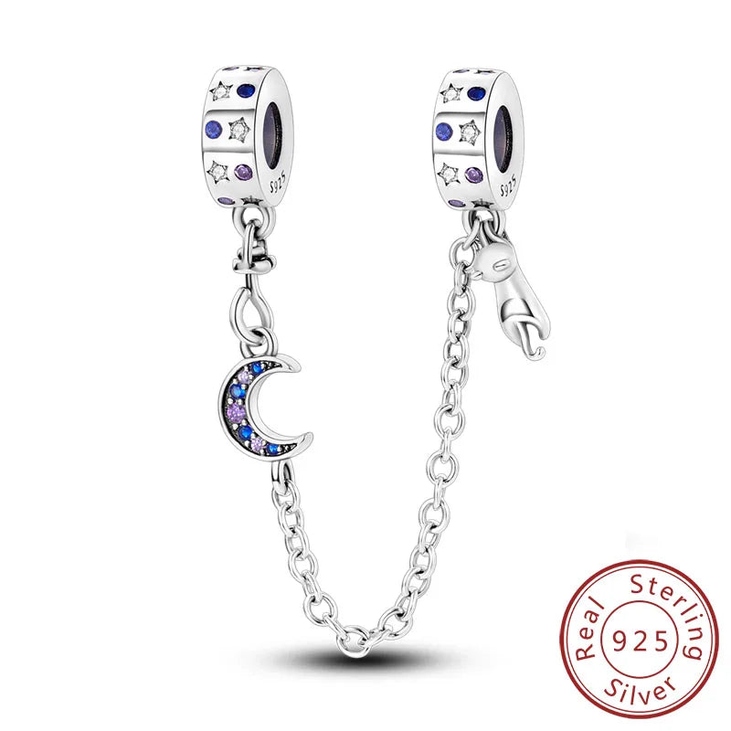 925er Sterlingsilber Charms mit Tiermotiven und Zirkon