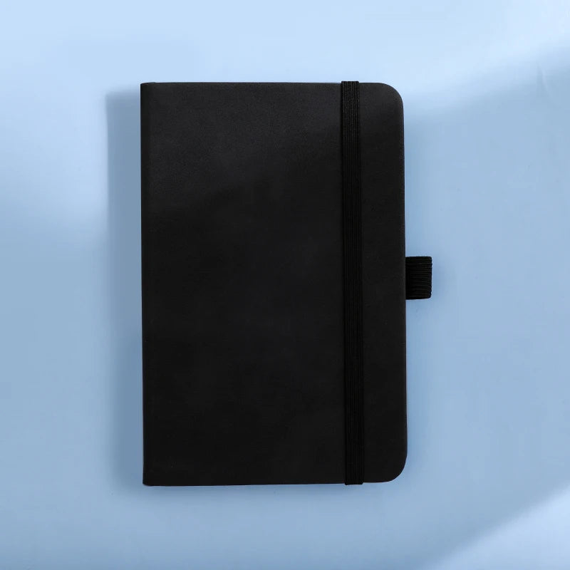 Tragbares Business-Notizbuch A6 mit PU-Ledereinband und 192 Seiten