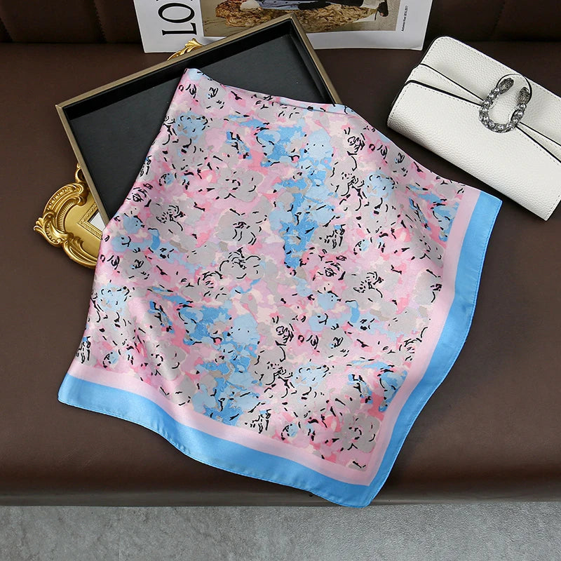 Modischer 70 x 70 cm Damenschal mit Paisley-Druck-Yabubest - Home & More