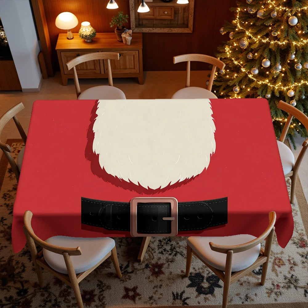 Lustige Tier Digitale Tischdecke wasserdicht für Küche und Party