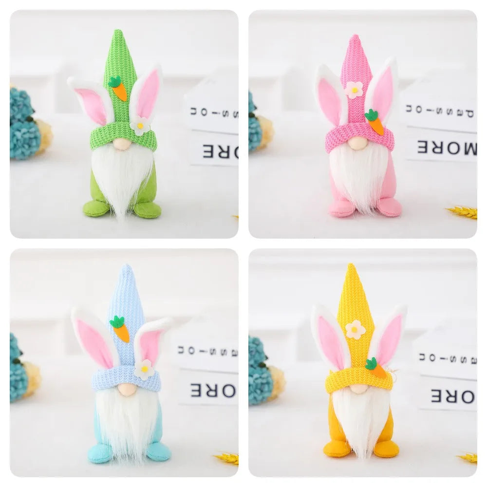 Ostern Zwerg-Kaninchen Puppe Fröhliche Frühling Dekoration Hängend-Yabubest - Home & More