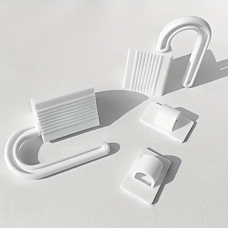 Sicherer Türstopper Anti-Klemm weiß aus Kunststoff zum Fingerschutz