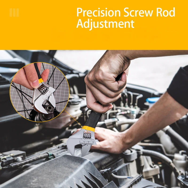 Deli Universalschlüssel Verstellbar rutschfest große Öffnung