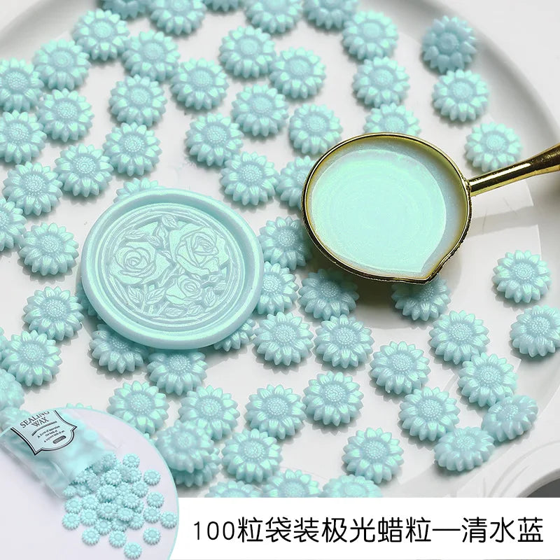 100 Schillernde Siegelwachs Perlen für stilvolle DIY Projekte