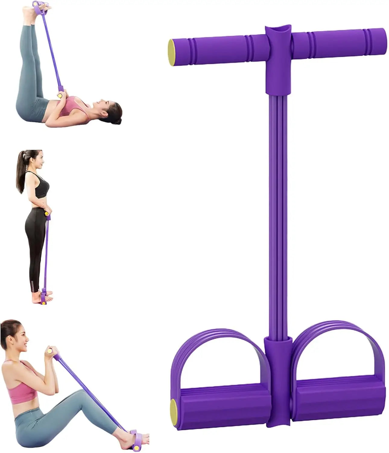 Elastische Widerstandsbänder 4-6 Röhren für vielseitiges Fitnesstraining Zuhause