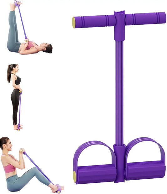 Elastische Widerstandsbänder 4-6 Röhren für vielseitiges Fitnesstraining Zuhause