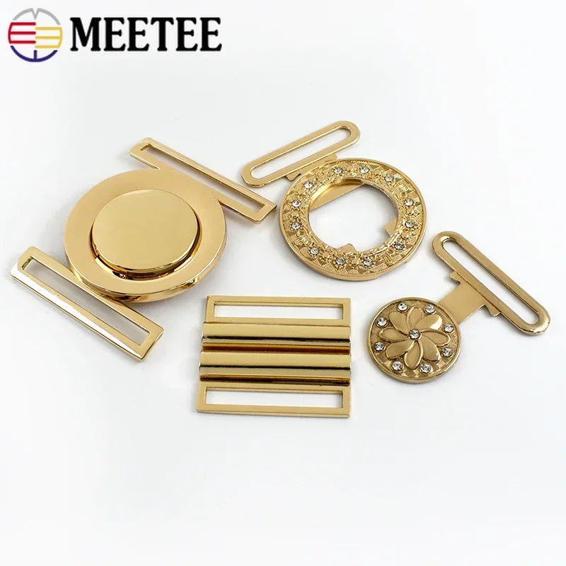 Dekorative Metall Gürtel Schnalle für Damen Mäntel Kleider DIY Accessoire