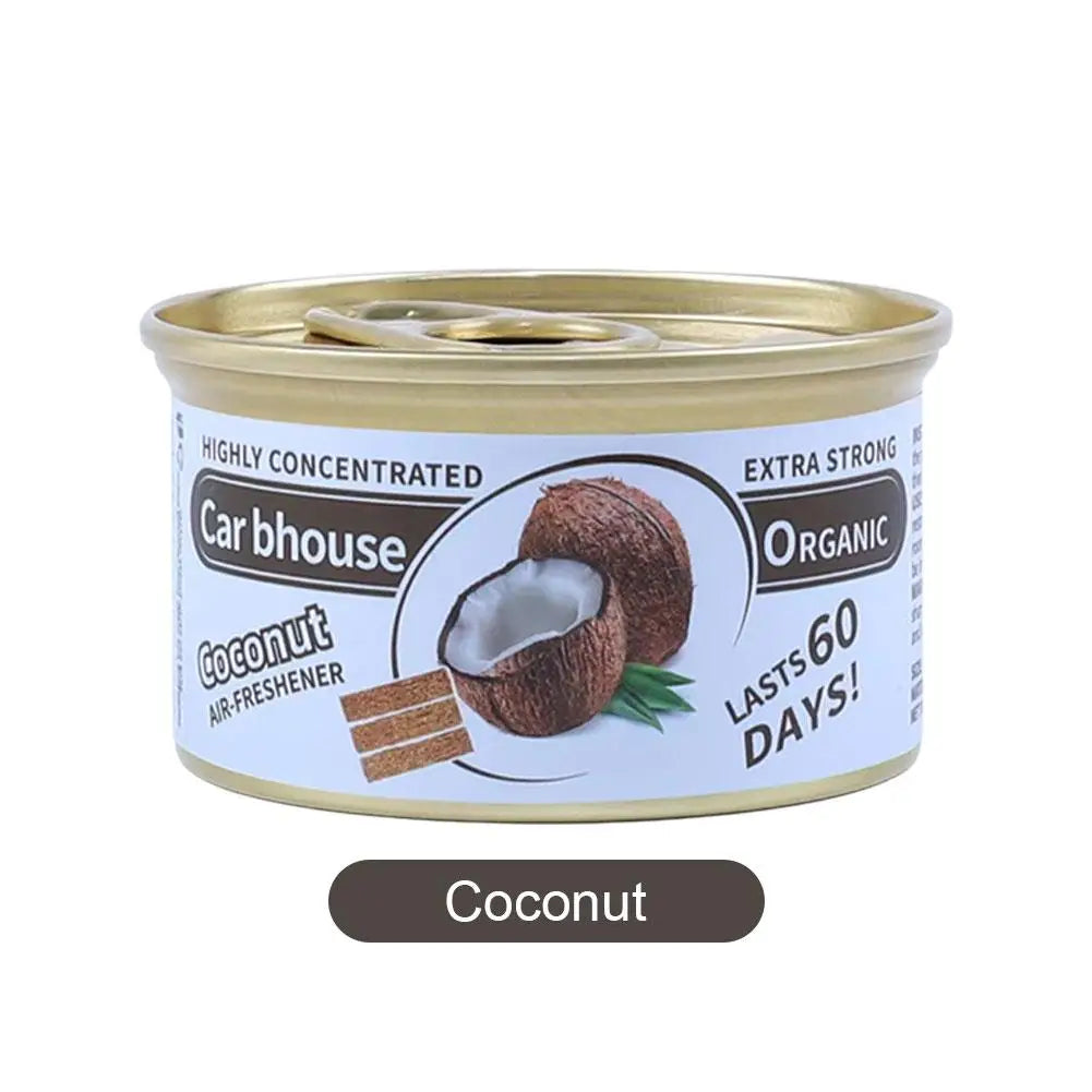 Langlebiger Auto Lufterfrischer Holzblock mit Kaffee Duft Aromatherapie