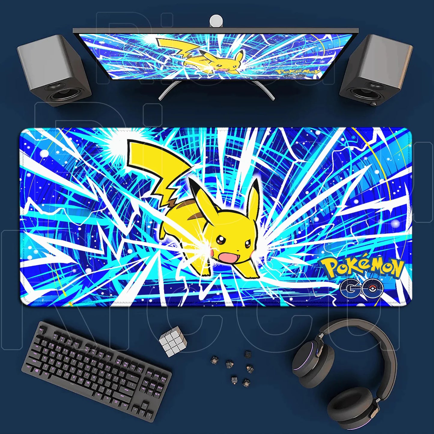 Extra Großes Gaming Mauspad 120x60cm Rutschfest Schreibtischunterlage XXL