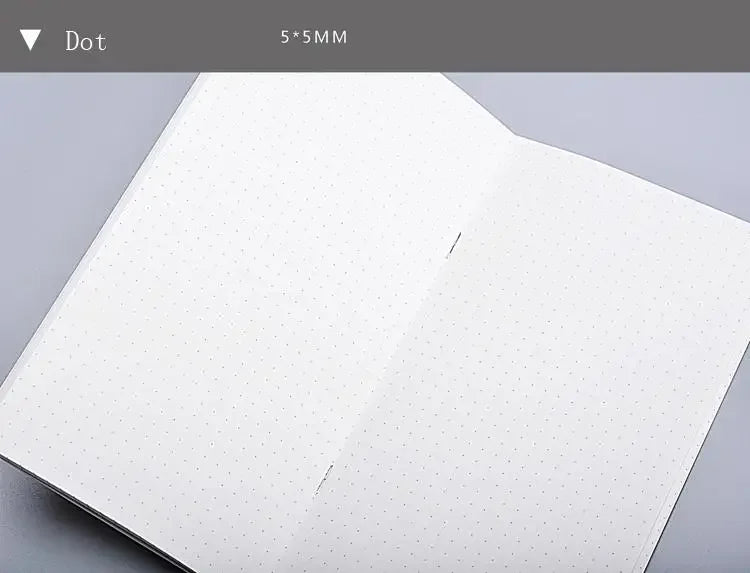 Vintage Notizbuch Nachfüllpapier vielseitig gepunktet kariert liniertes Papier