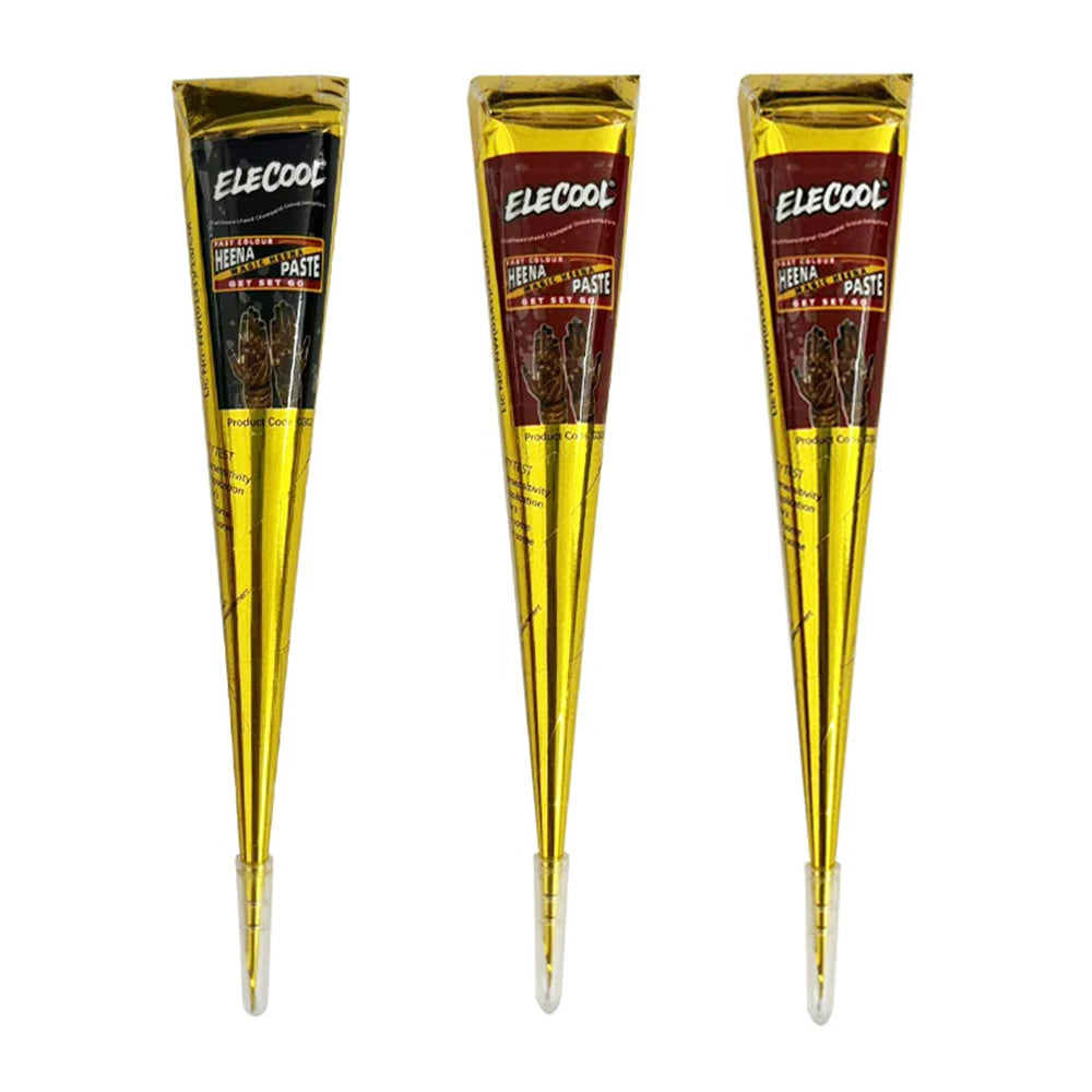 Natürliche weiße Henna Tattoo Paste Mehndi Körperfarbe für DIY Tattoos