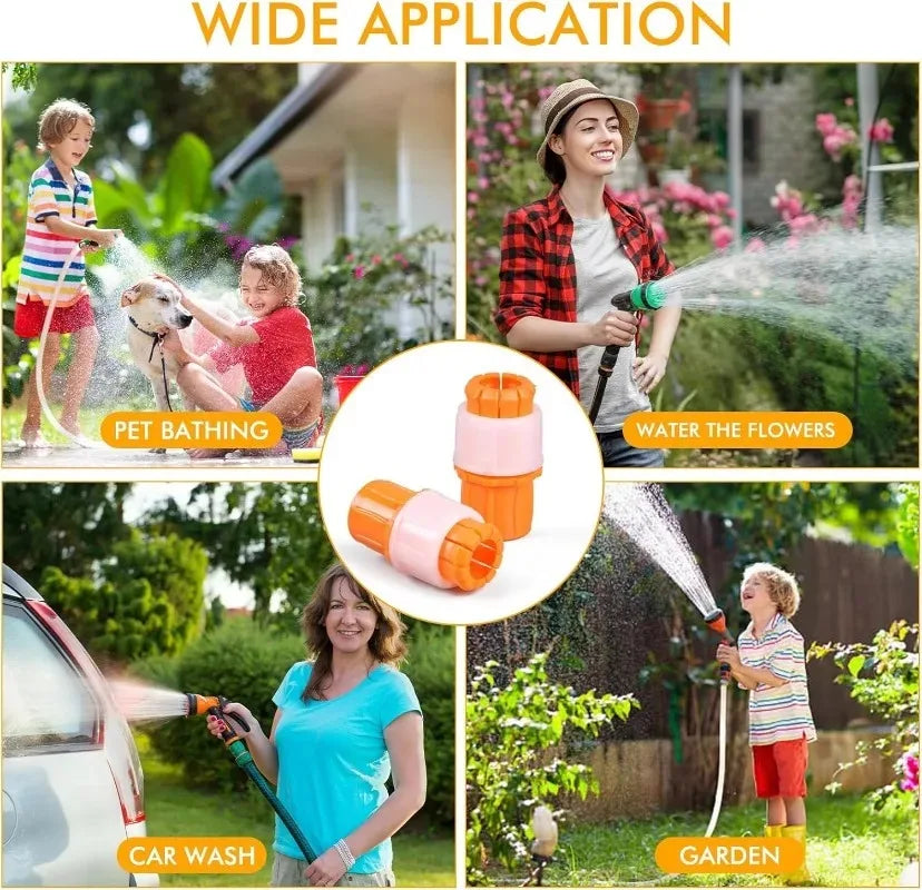 Universal Wasserhahn Adapter Orange – 20-24 mm, schnell - dicht verbinden