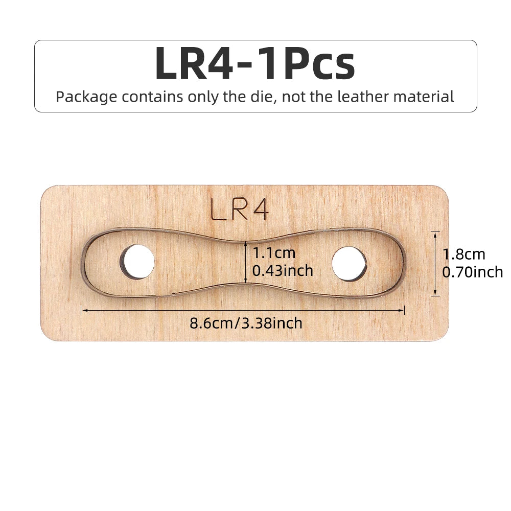Leder Stanzform Set Reißverschluss Abzieher für Lederhandwerk