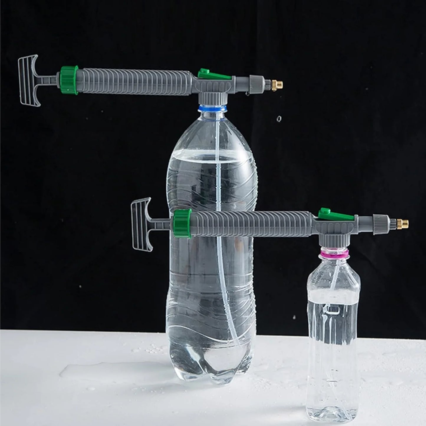 Manuelle Hochdruck Luftpumpe mit einstellbarer Sprühdüse für Garten