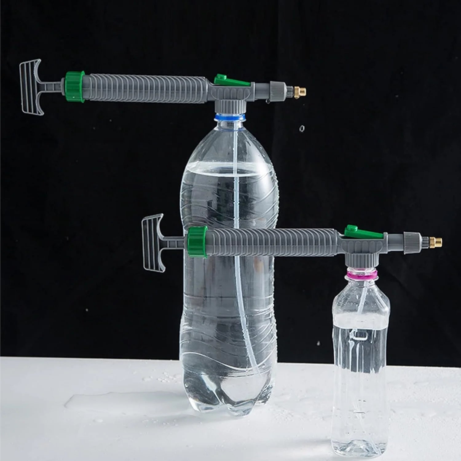 Manuelle Hochdruck Luftpumpe mit einstellbarer Sprühdüse für Garten