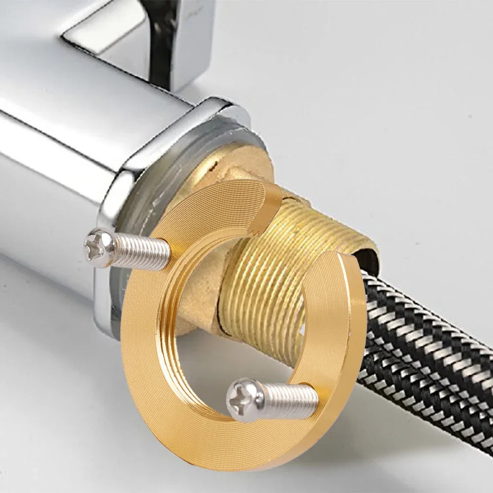 Sätze Wasserhahn Anti-Losing-Mutter Kappe C Typ Wasserhahn Befestigungs satz Waschbecken Werkzeuge Küche Befestigung Sicherungs ring Unter leg scheibe Befestigungs teile-Yabubest - Home & More