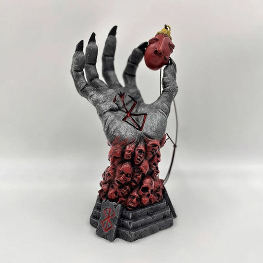 Dekofigur Harz Hand Dekoration Schädel Rune Figur Horror Gothic Style
