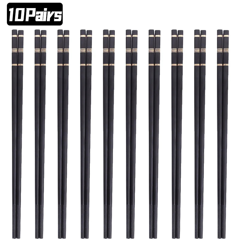 20 Stück wiederverwendbare rutschfeste Fiberglas Essstäbchen für Sushi