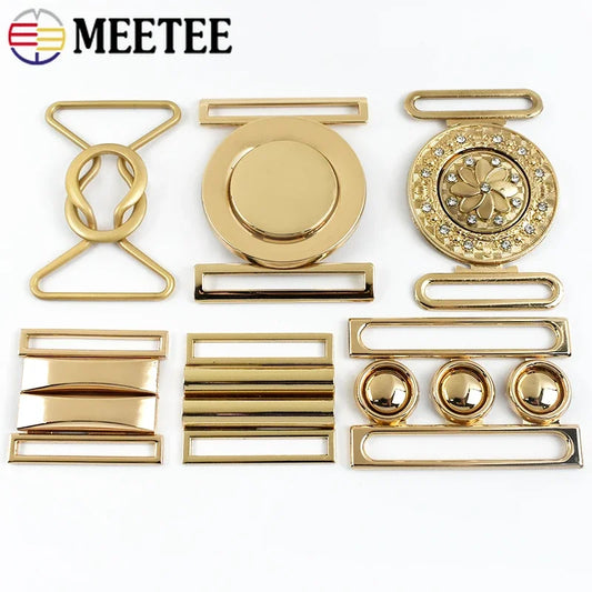 Dekorative Metall Gürtel Schnalle für Damen Mäntel Kleider DIY Accessoire