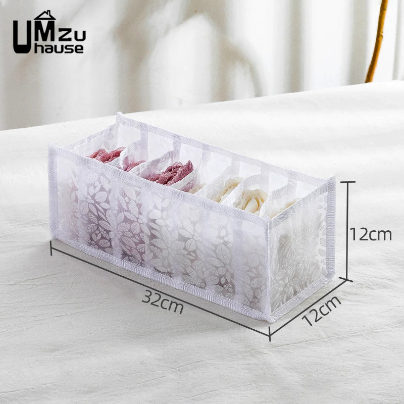 Mesh Schubladen Organizer für Unterwäsche Kleidung mit geteilten Fächern