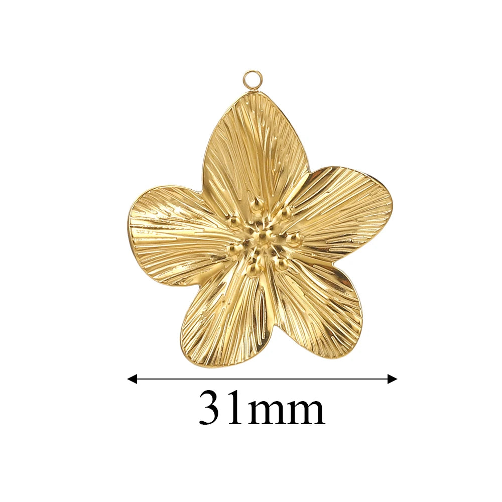 Edelstahl Gold Anhänger für individuellen DIY Schmuck