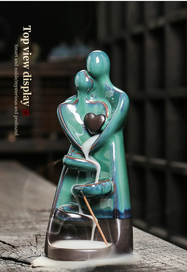 Kreativer Keramik Weihrauch Brenner für Wohnraumduft