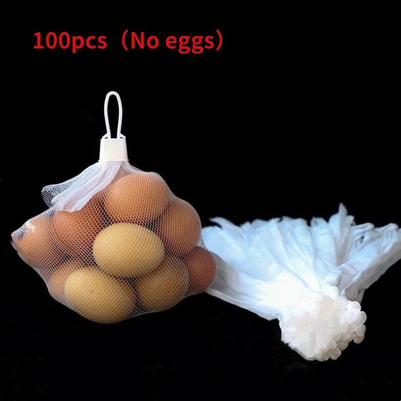 100 Stück Netzbeutel mit Schnallen für vielseitige Lagerung