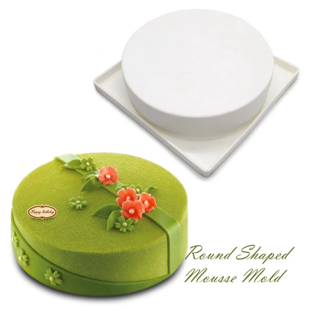 Runde Silikon Backform Große Blume für Kuchen Mousse
