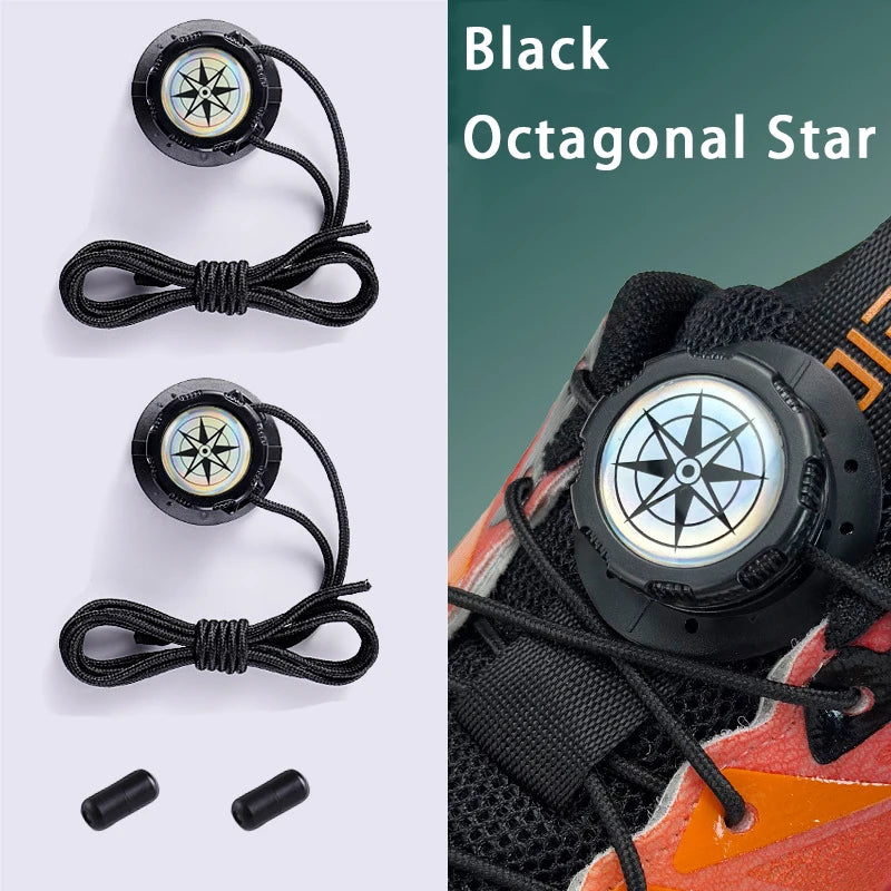 Automatische Schnürsenkel mit Drehverschluss für schnelles Anziehen