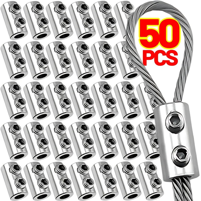 Robuste Drahtseilklemme aus Kupfer und Stahl für sichere Befestigung