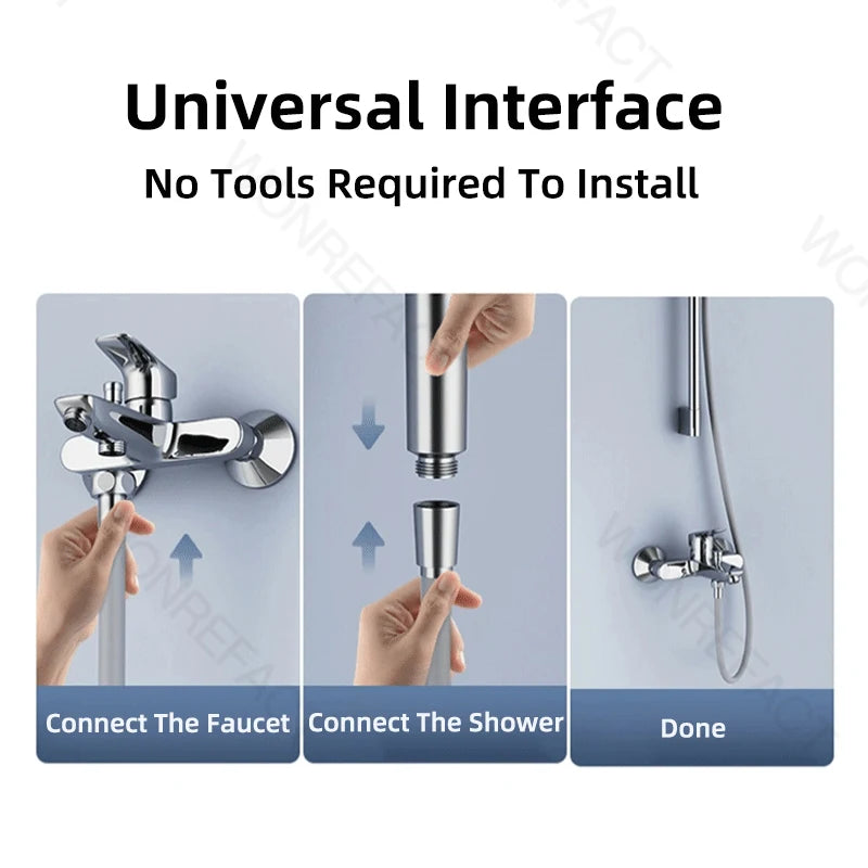 Flexibler Silikon Duschschlauch – langlebig, hitzebeständig - verdrehsicher