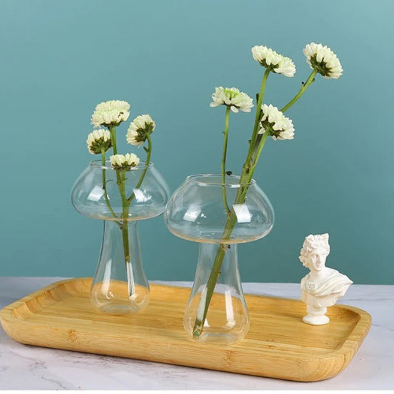 Kreative Pilz Glas Cocktail Trinkgläser im 2er Set