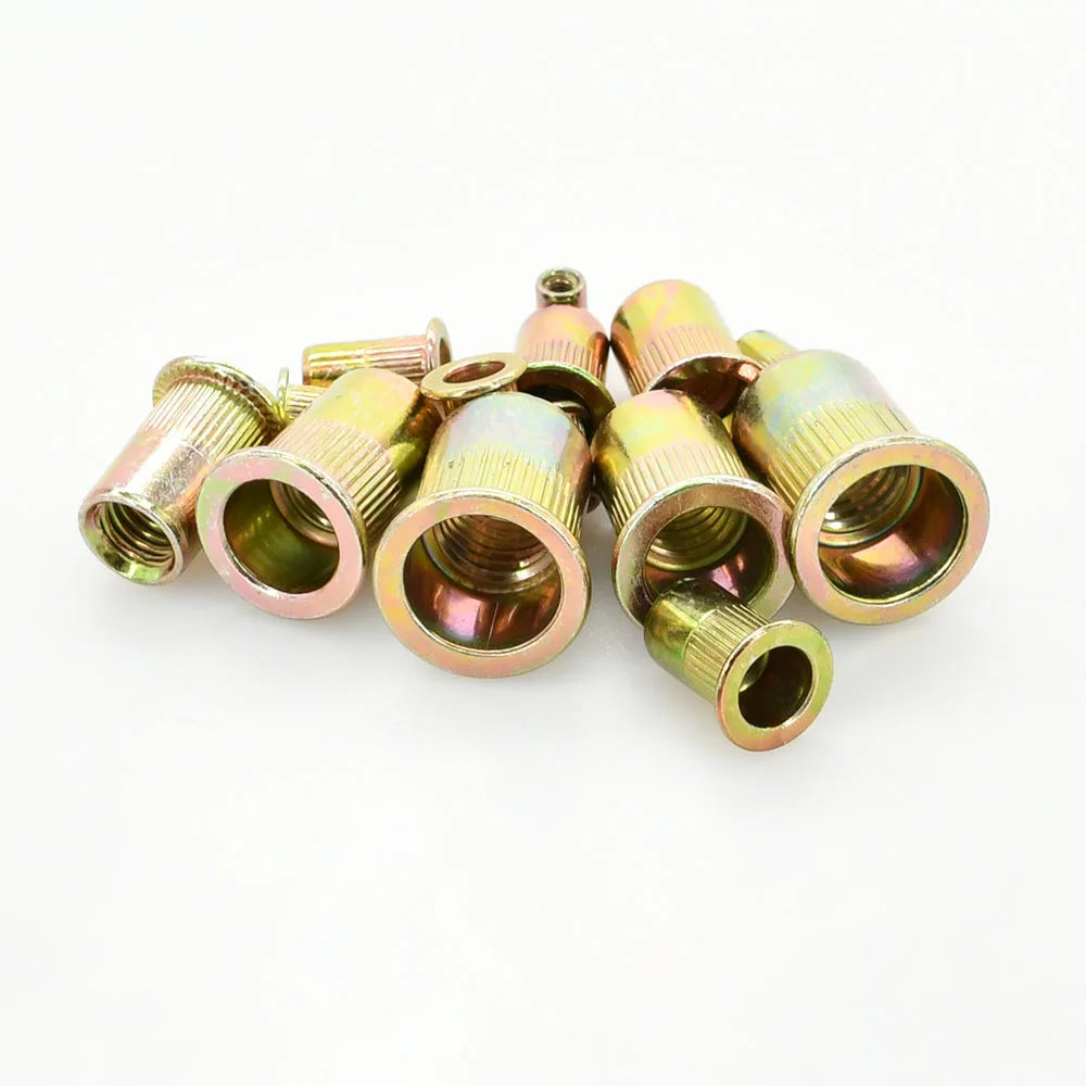 Flache Nietmutter aus Kohlenstoffstahl und Edelstahl in vielfältigen Größen