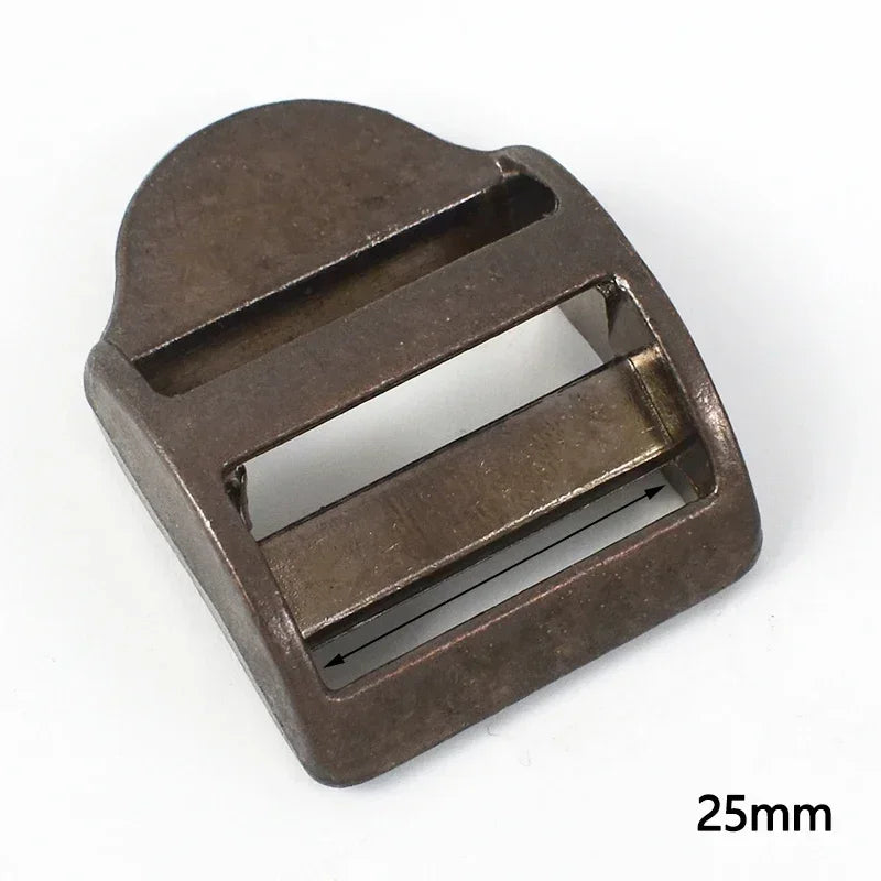 4 Stück Metall Gürtelschnalle Tri-Glide Schiebeverschluss für Rucksack