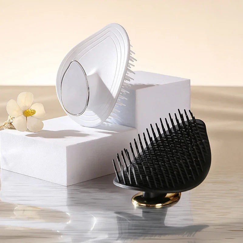 Kopfhaut Massagekamm mit langem Griff für entspannende Reinigung & Pflege