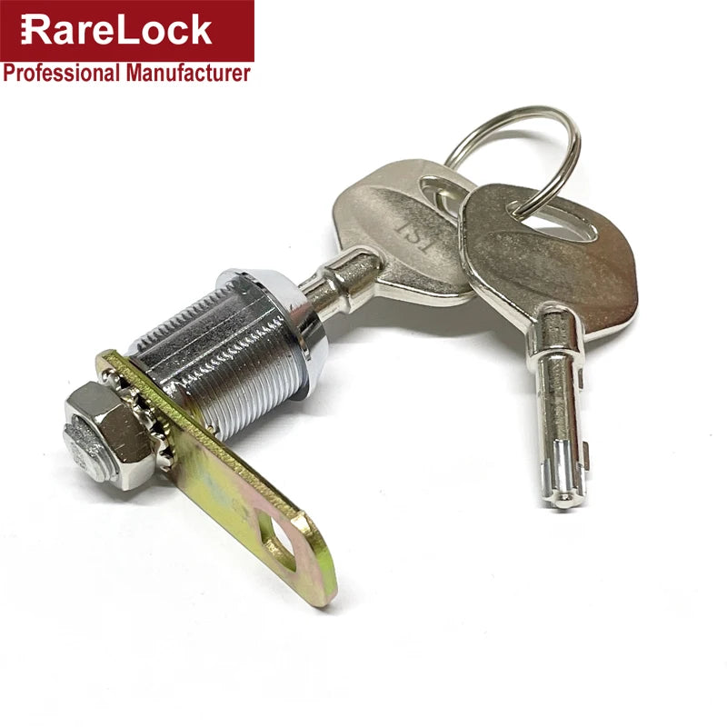 Sicheres Nockenschloss für Schränke und Geldkassen mit 2 Schlüsseln