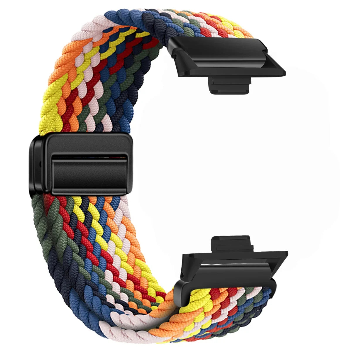 Verstellbares Nylon-Schlaufenarmband mit Magnetverschluss für Sportuhren